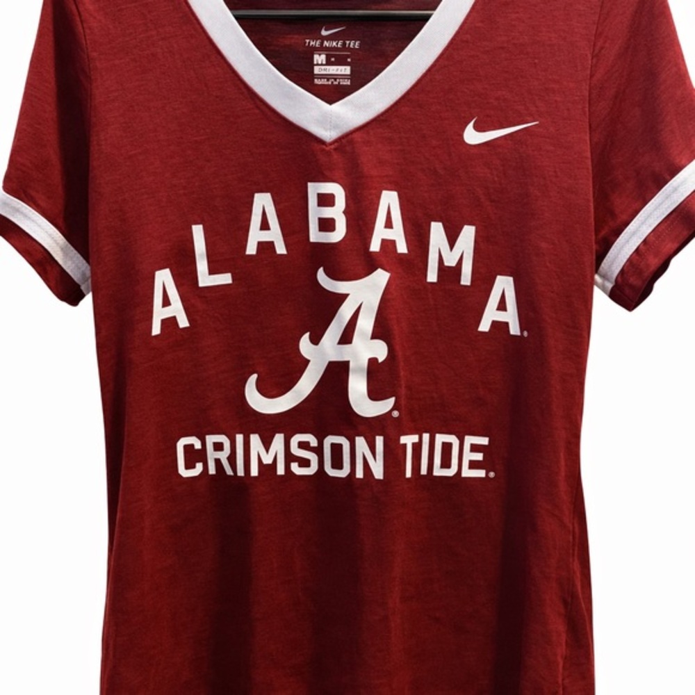 Nike Women's Alabama Crimson Tide Dri Fit Tee - Red